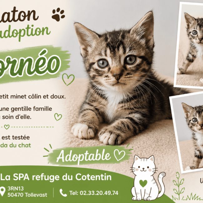 Borneo réservé - Chat Européen à adopter