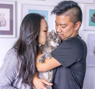 Illustration de l'article : En adoptant deux chats âgés, cette femme apprend à devenir une femme meilleure chaque jour