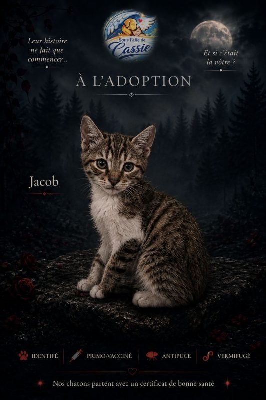 Jacob - Chat Européen à adopter