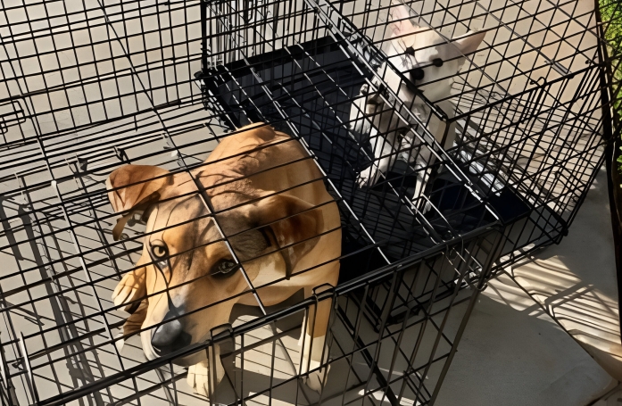 Abandonnés devant un refuge avec un touchant message, ces 2 chiens espèrent trouver rapidement une nouvelle famille pour la vie
