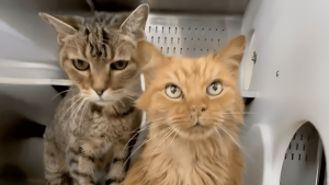 Illustration : "Après avoir été adoptés ensemble, 2 chats séniors sont rapportés au refuge après seulement quelques heures (vidéo)"