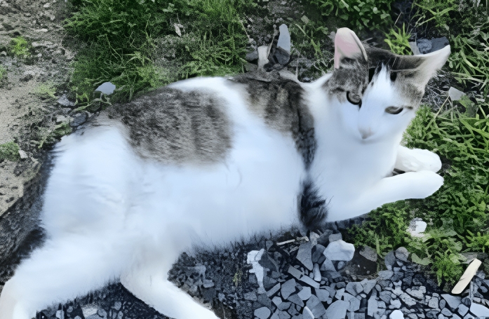 Après avoir recueilli une chatte perdue, une famille refuse de la rendre à ses propriétaires et oblige un agent à intervenir