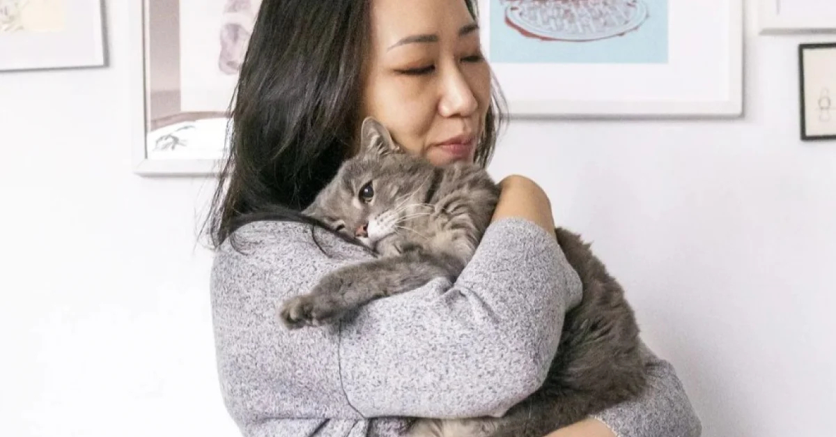 Pull à Capuche Fille Chat Cartoon Manches - Mauritius