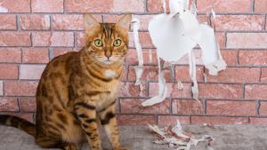 Illustration : "Comment gérer le comportement destructeur de son animal ?"